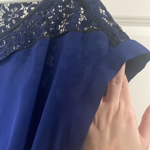 Bundle of Express Work or Casual tops with lace, leather, and zipper details! - Picture 8 of 11